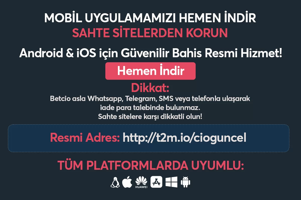 SAHTE SİTELERE DİKKAT ! 